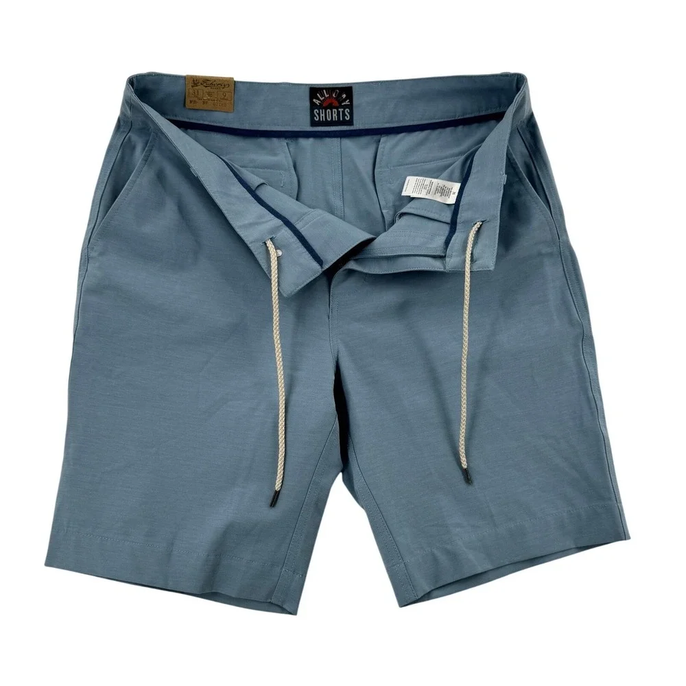 Faherty All Day Shorts Mens 31 Weathered Blue New Hybrid Board Shorts MSC0012